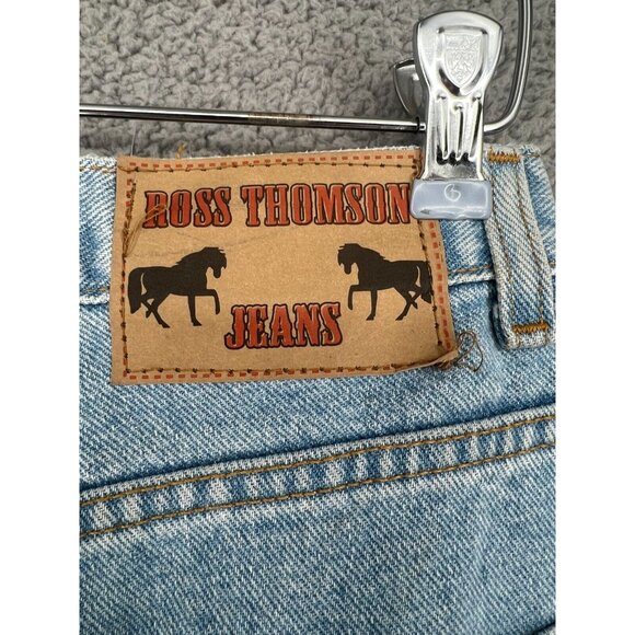 VTG Ross Thomson Jeans Men's Light Wash Denim Jeans Size 30 W X 30 L - Picture 11 of 13